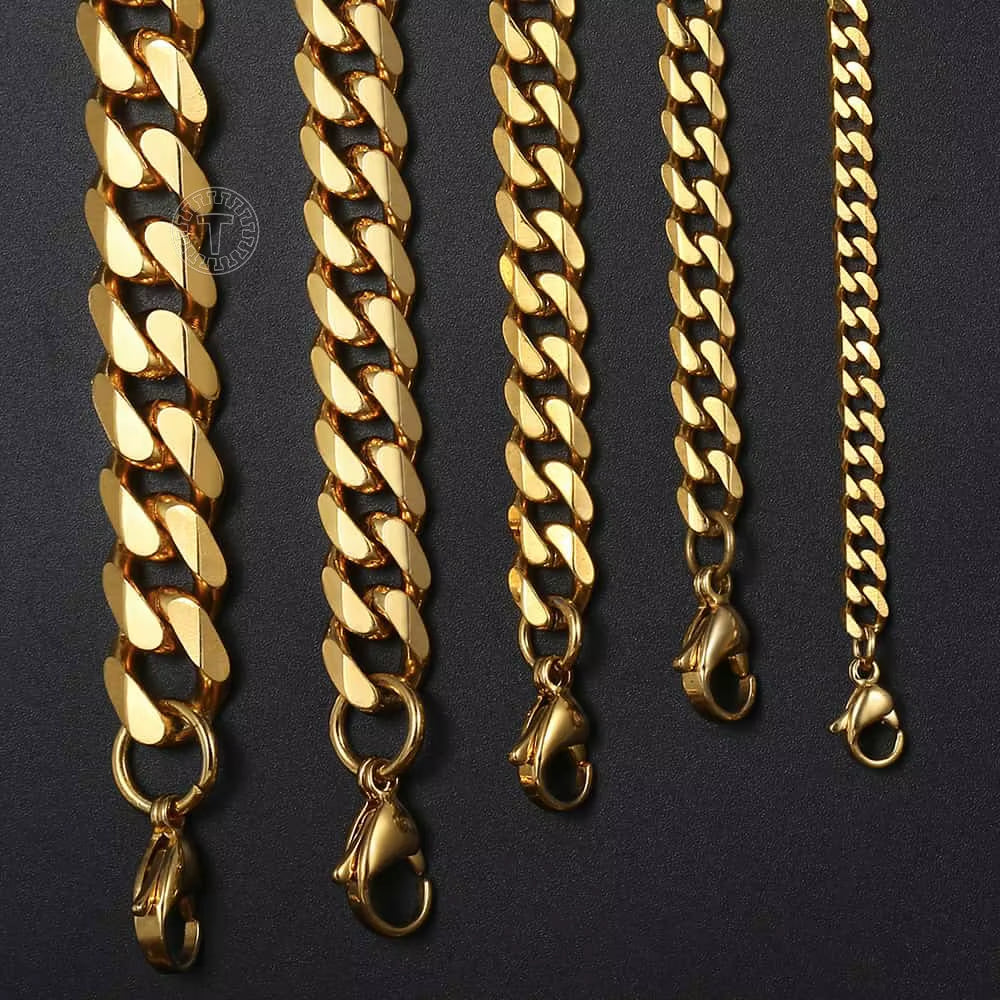 The Closer Chain widths, 3mm to 11mm