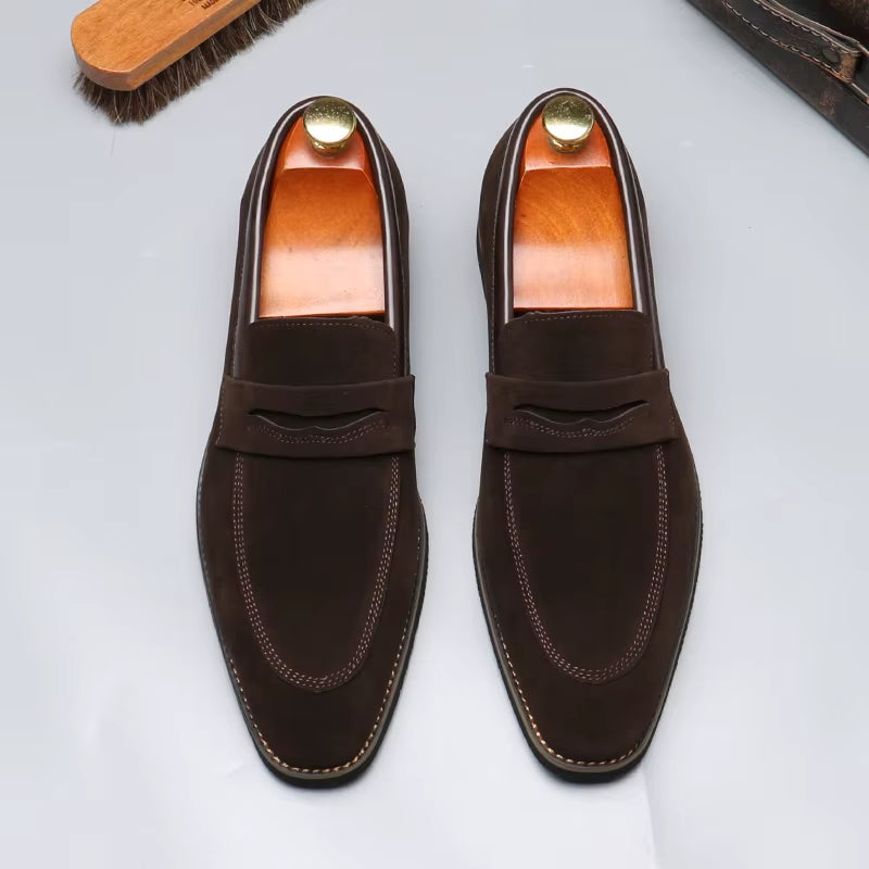 Men'S Casual Business Shoes Mens Classic British Style Penny Loafers Moccasins Fashion Party Wedding Flats for Men