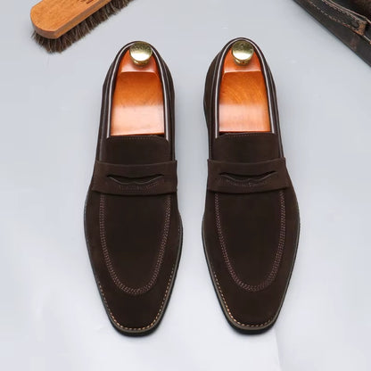 Men'S Casual Business Shoes Mens Classic British Style Penny Loafers Moccasins Fashion Party Wedding Flats for Men