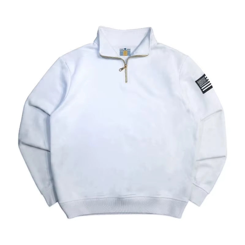 The Founder Quarter-Zip by Trendherz, front view