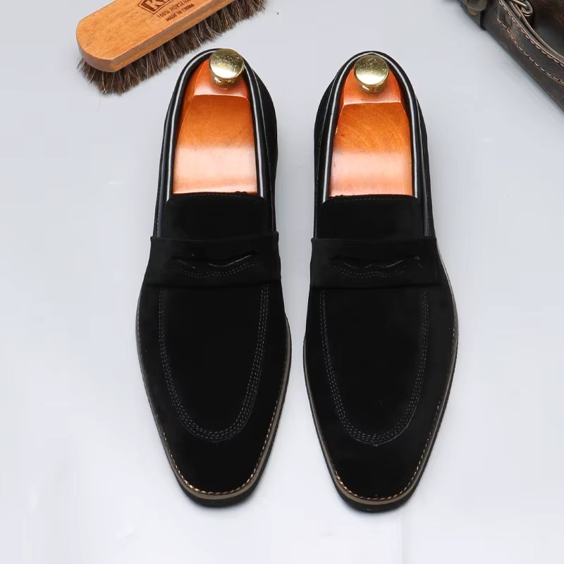 Men'S Casual Business Shoes Mens Classic British Style Penny Loafers Moccasins Fashion Party Wedding Flats for Men