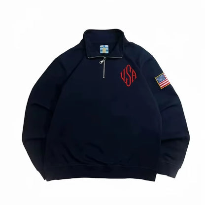 The Founder Quarter-Zip by Trendherz, view 11