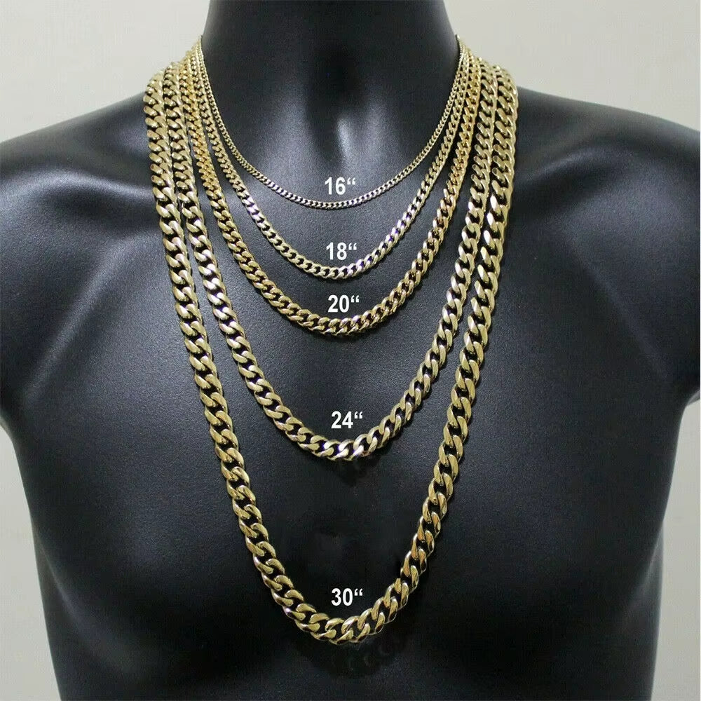 The Closer Chain length guide, 16 to 30 inches