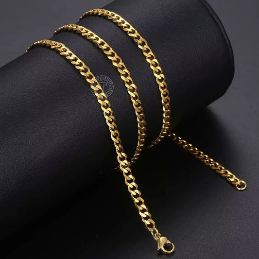 The Closer Chain by Trendherz, gold Cuban link chain