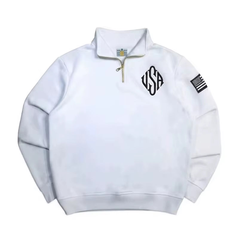 The Founder Quarter-Zip by Trendherz, view 7